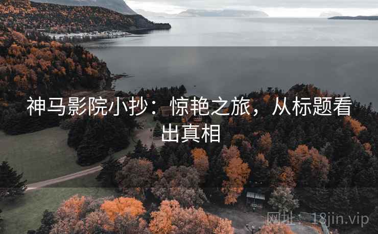 神马影院小抄：惊艳之旅，从标题看出真相